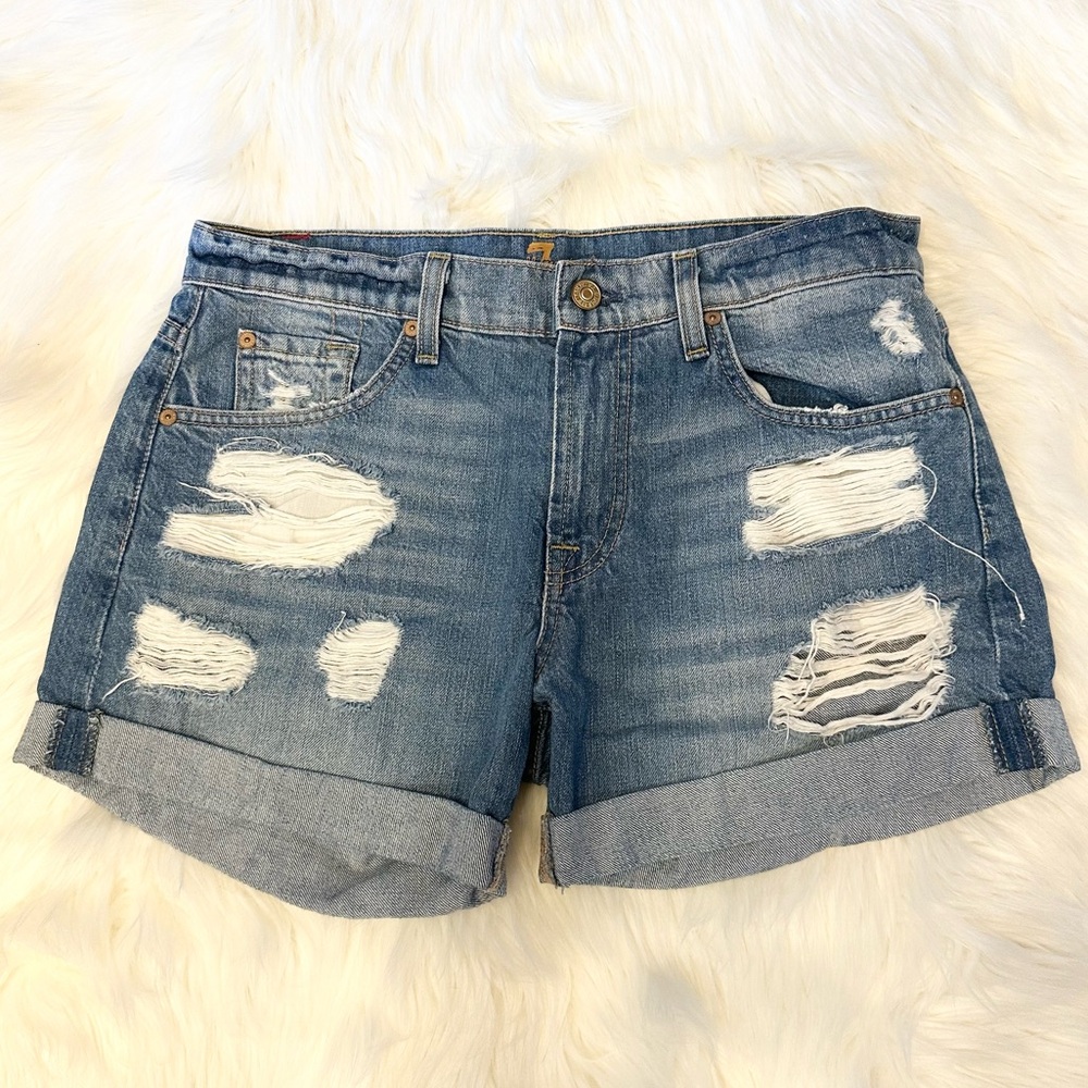 7 for all mankind Jean Shorts Size 28
